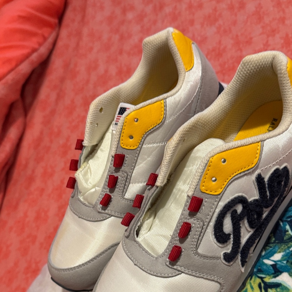 Polo by Ralph Lauren Kids' Sneakers in Yellow and Red